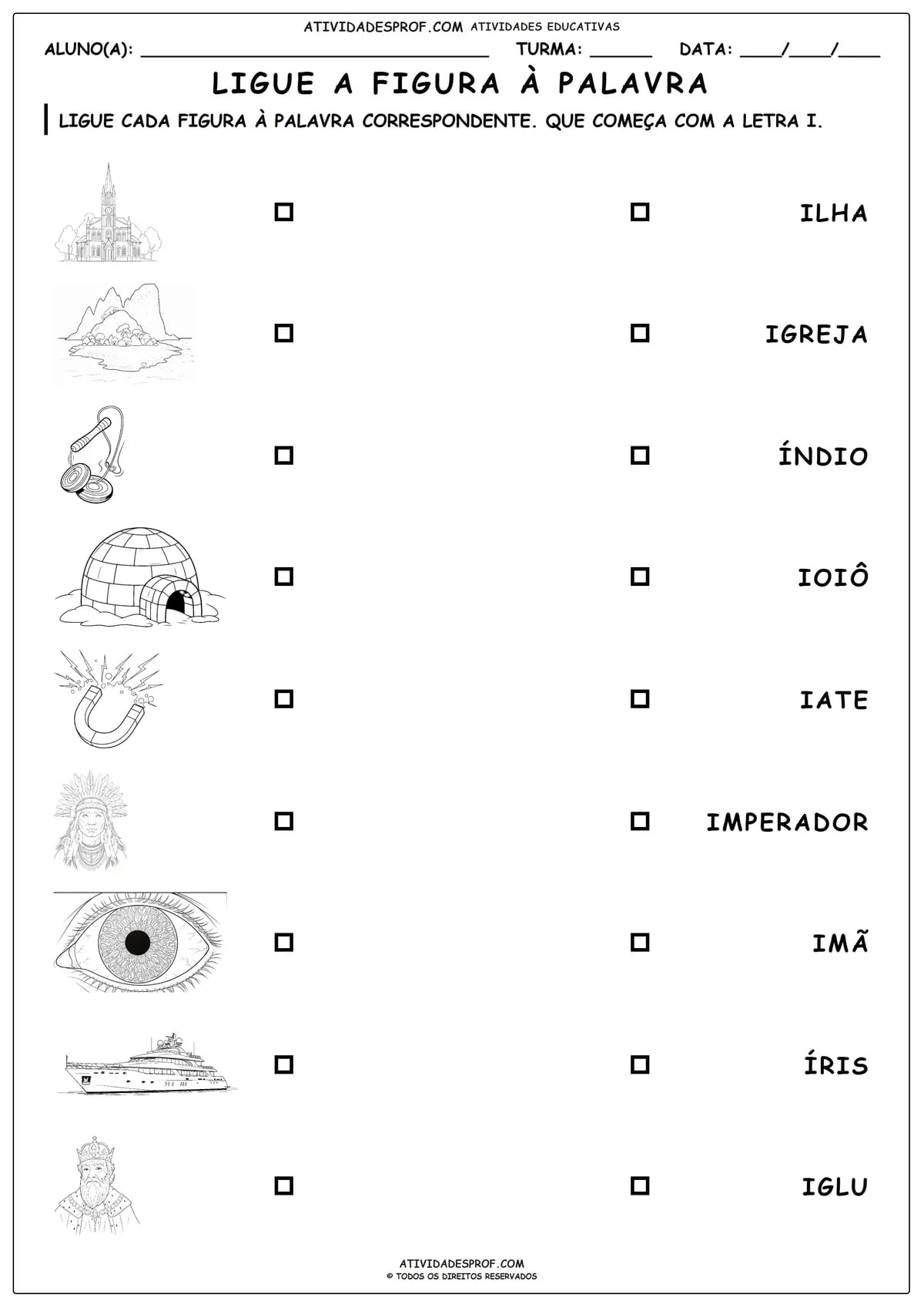 LIGUE A FIGURA À PALAVRA