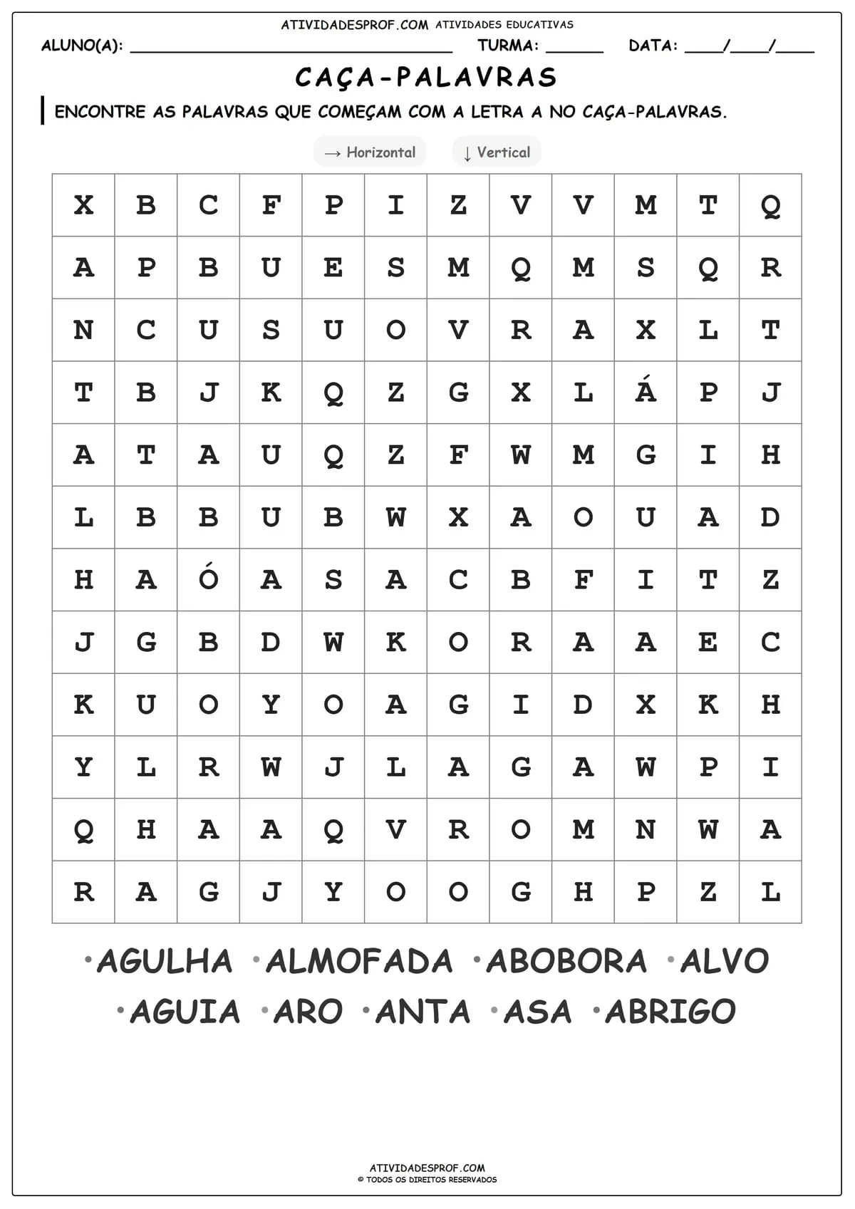 CAÇA-PALAVRAS