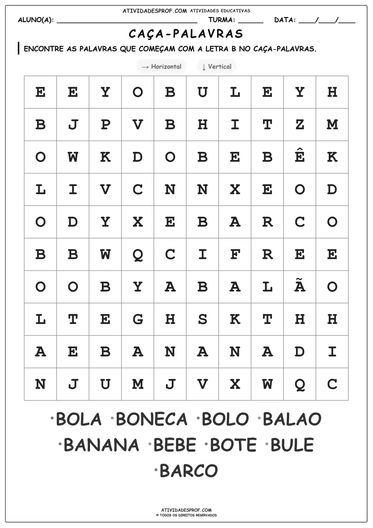 CAÇA-PALAVRAS