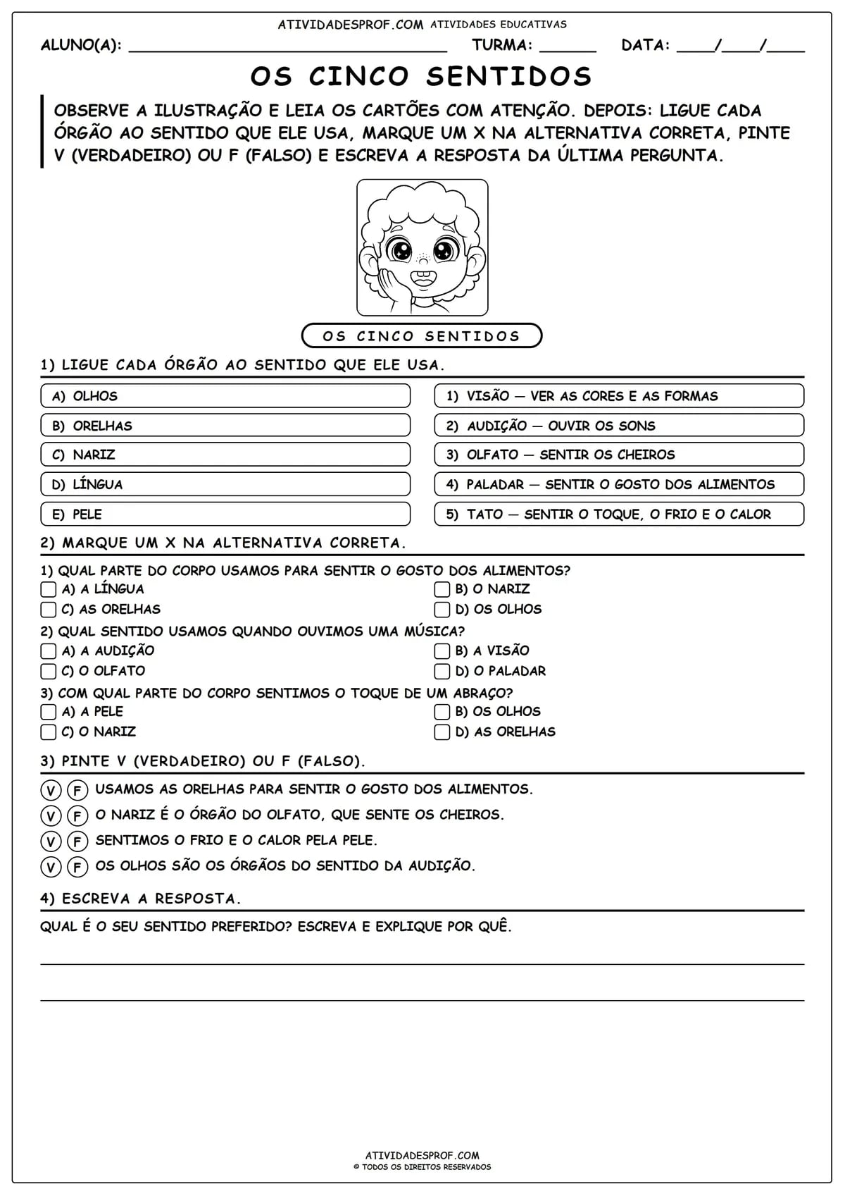 Os Cinco Sentidos