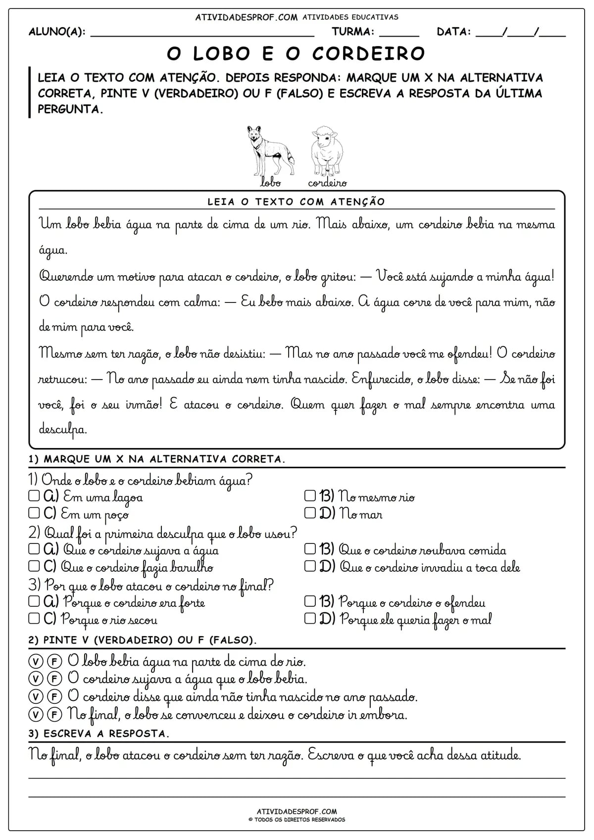 O Lobo e o Cordeiro