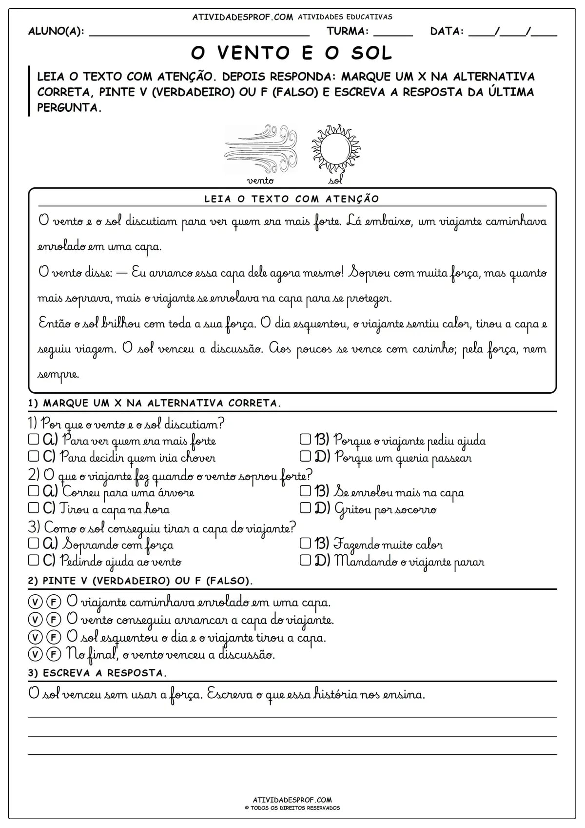 O Vento e o Sol