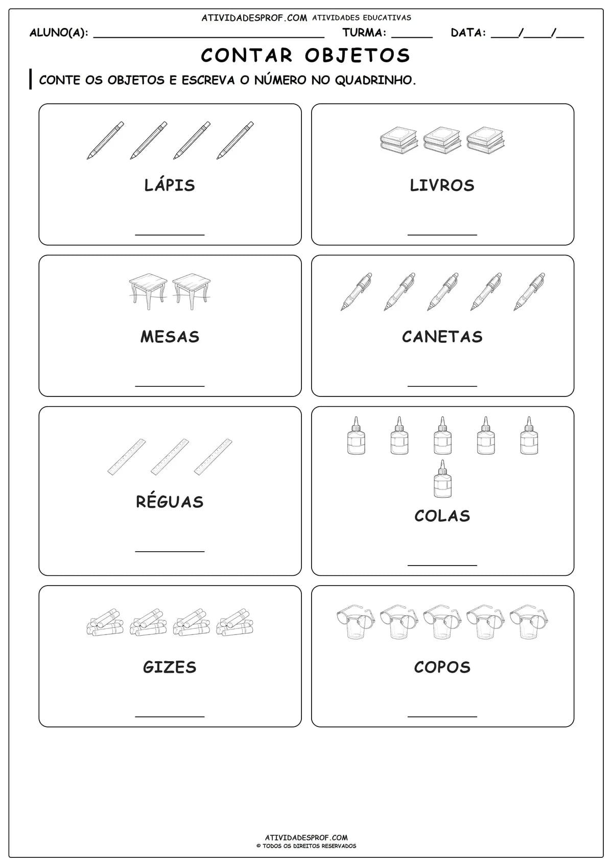CONTAR OBJETOS