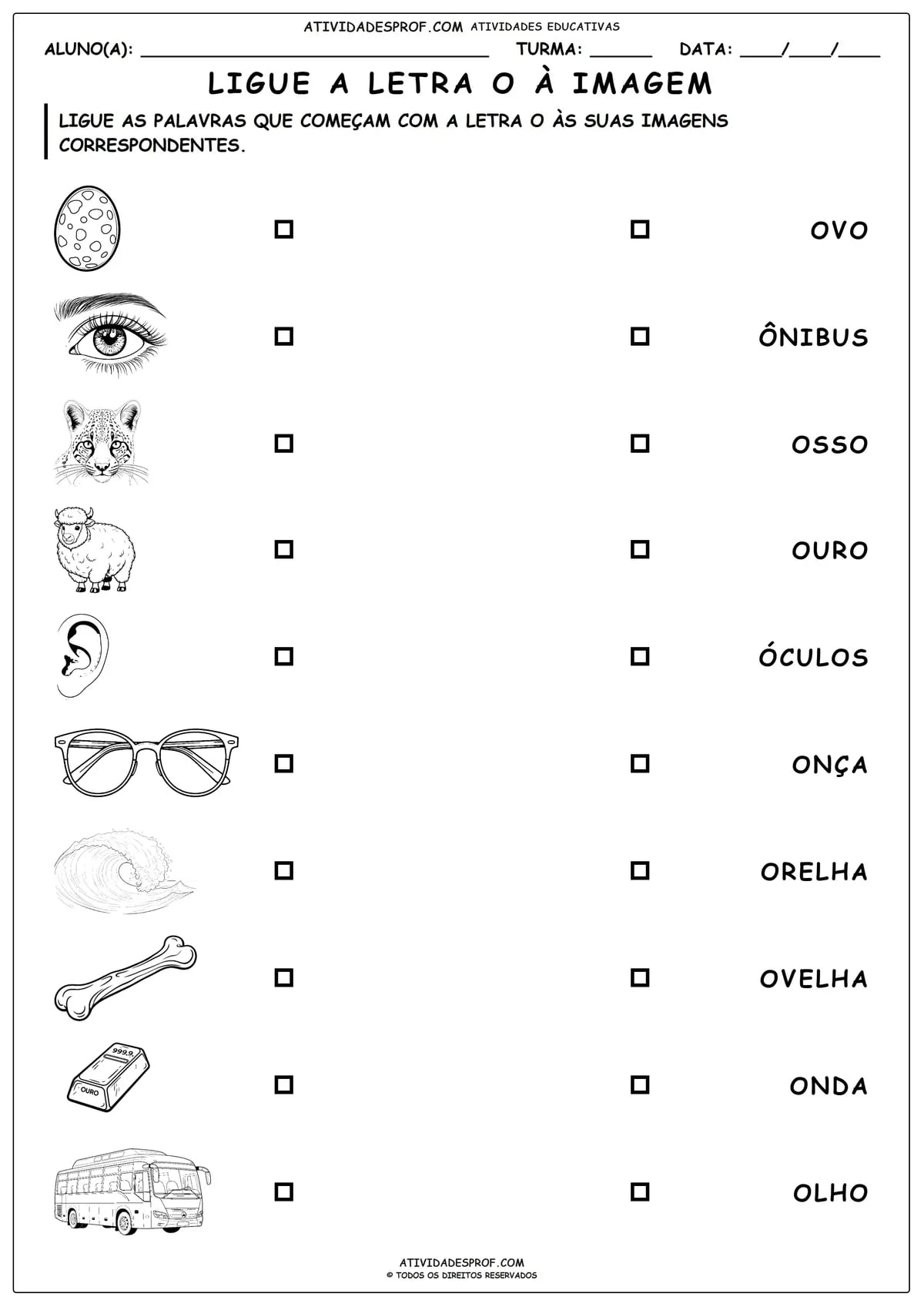 LIGUE A LETRA O À IMAGEM