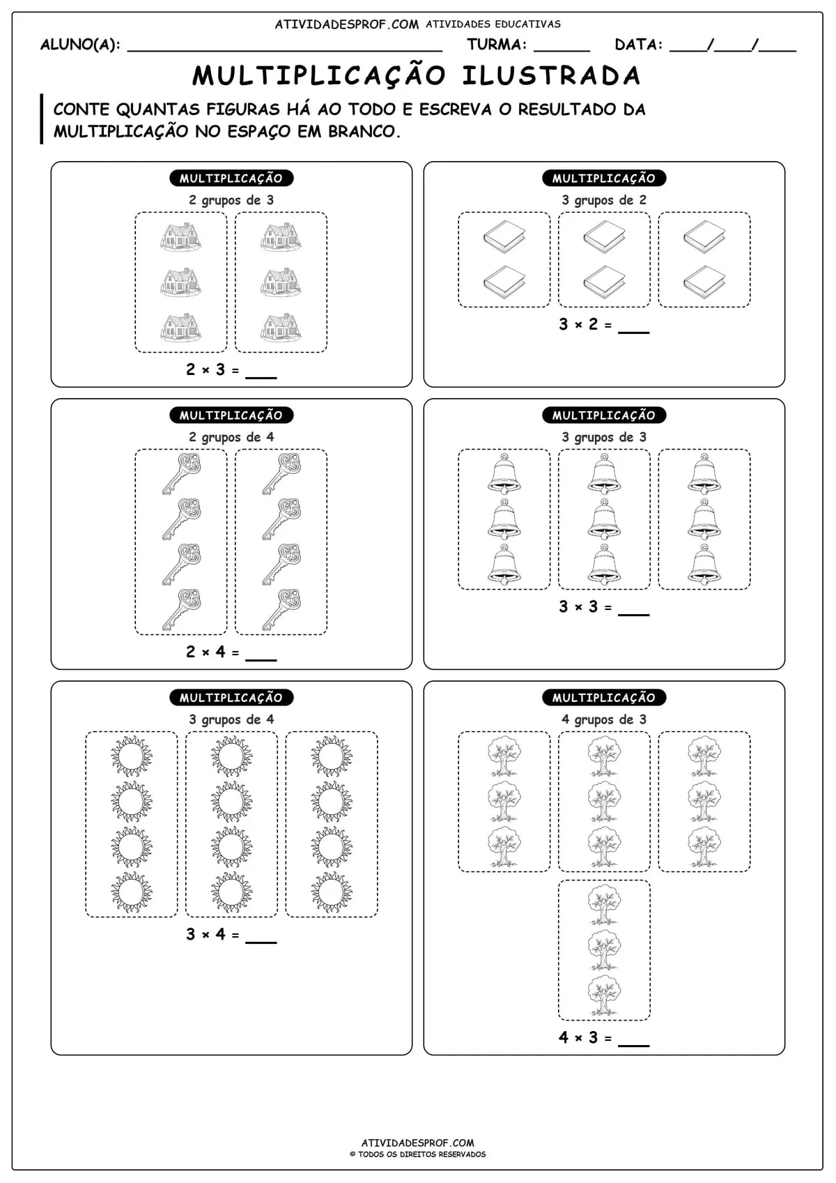MULTIPLICAÇÃO ILUSTRADA
