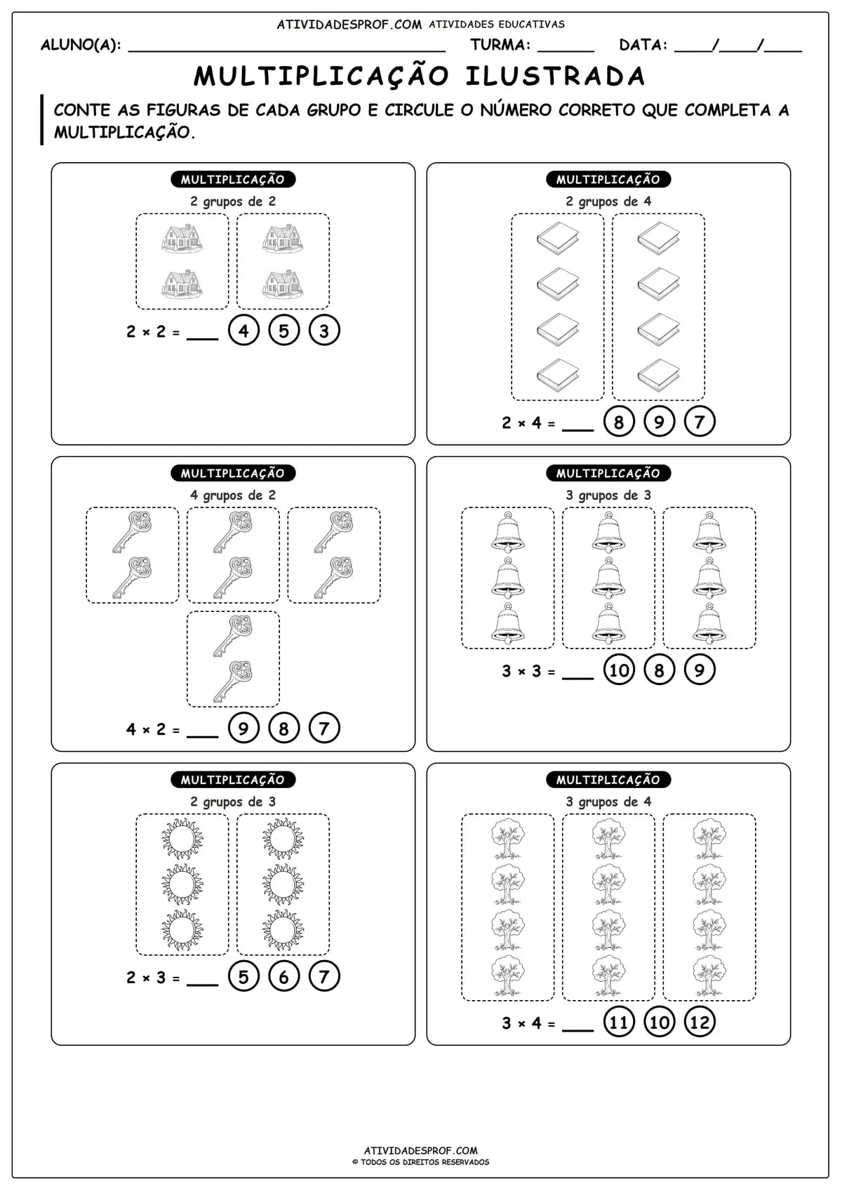 MULTIPLICAÇÃO ILUSTRADA