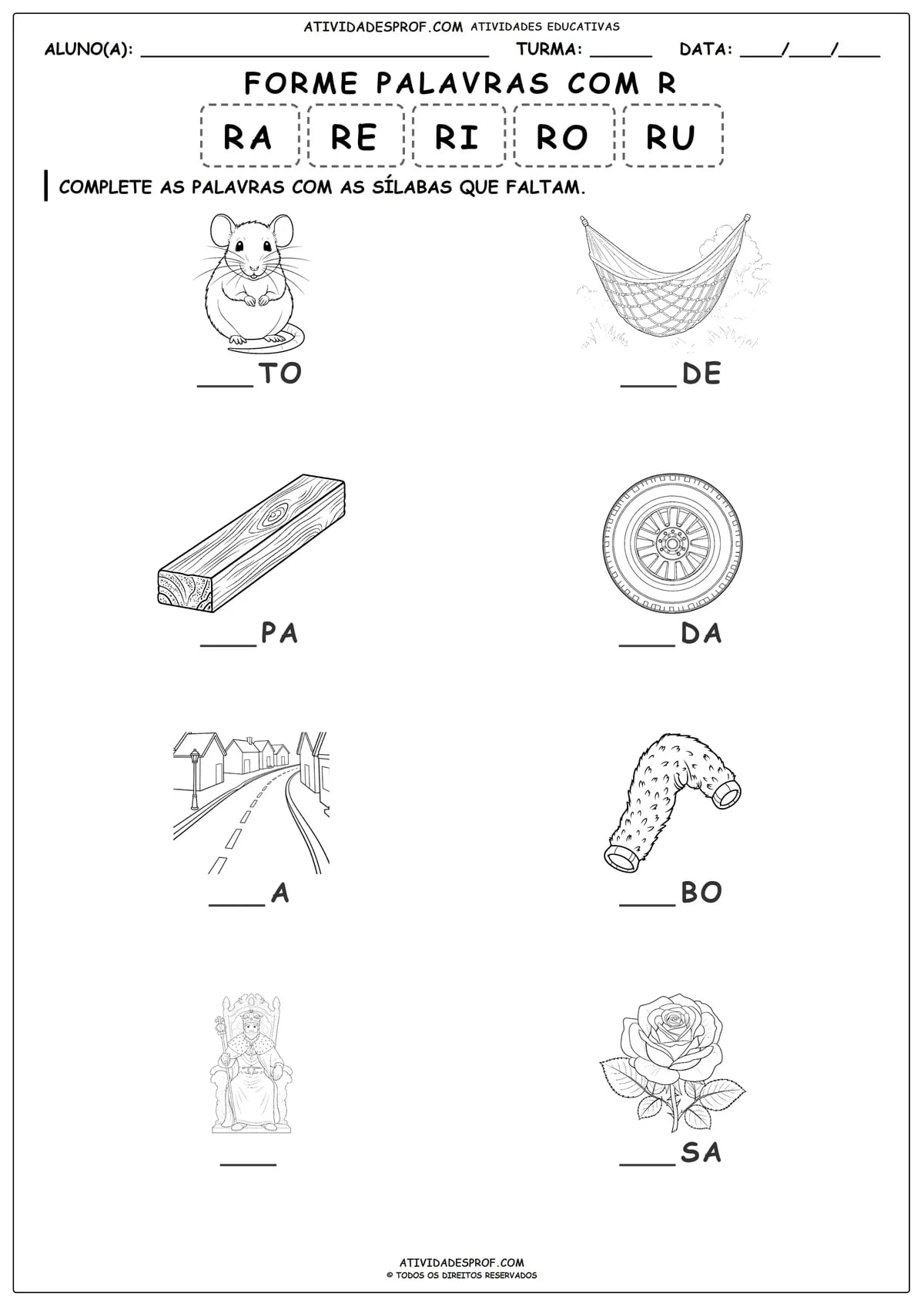 FORME PALAVRAS COM R